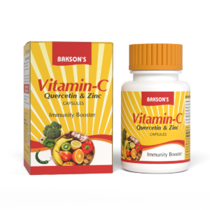 Bakson Vitamin-C, Quercetin & Zinc Capsules