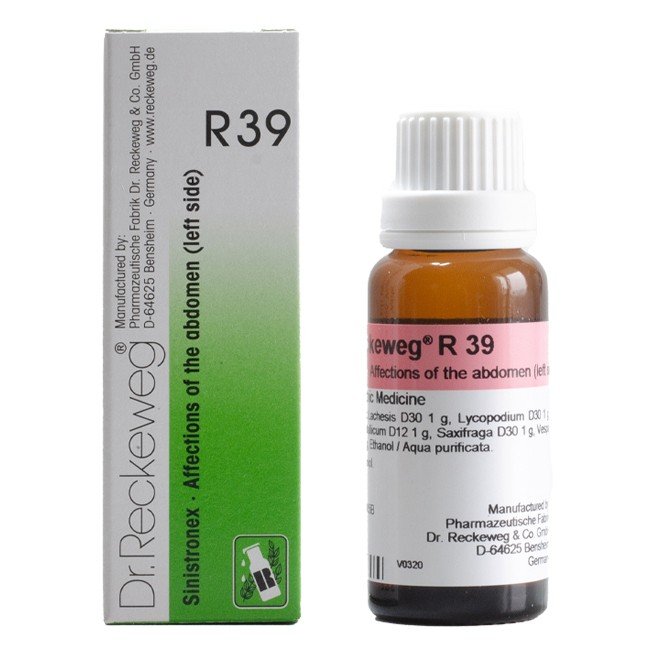 Dr. Reckeweg R39 - Ovaries - Left Side Drops