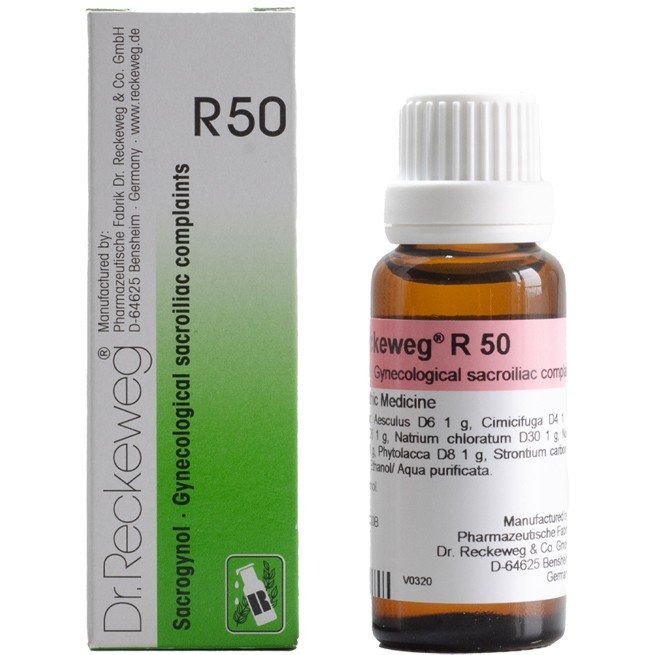 Dr. Reckeweg R50 - Gynae Sacroiliac Complaints Drops