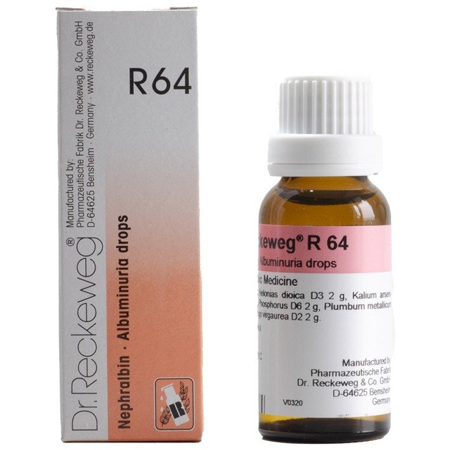 Dr. Reckeweg R64 - Excessive Protein in Urine Drops
