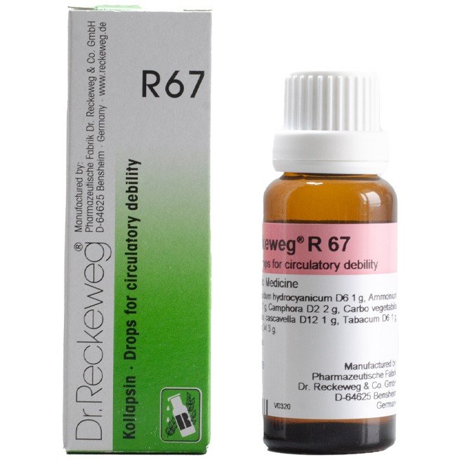 Dr. Reckeweg R67 - Heart Circulatory Debility Drops