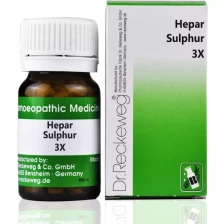 Hepar Sulph 3x — Homeopathic Dilution (Dr. Reckeweg)