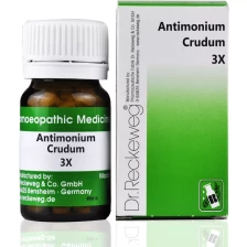 Antimonium Crud 3x — Homeopathic Dilution (Dr. Reckeweg)