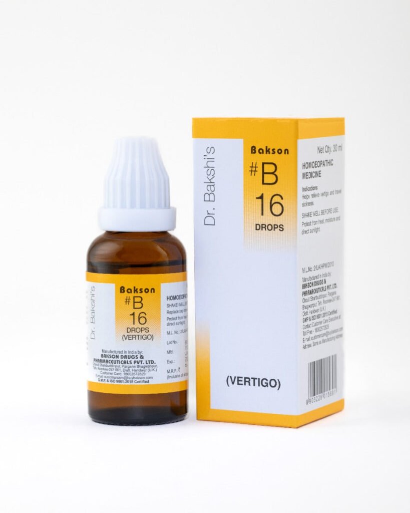 Bakson B16 - Vertigo Drops