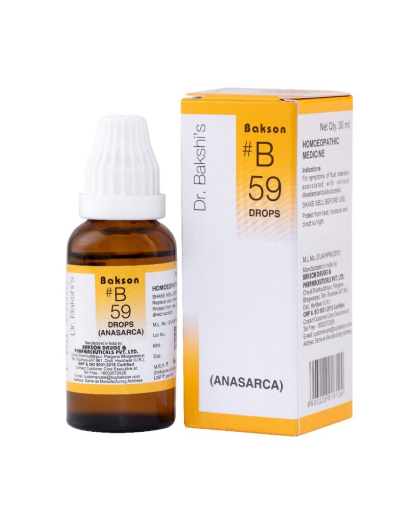 Bakson B59 - Anasarca / Oedema Drops