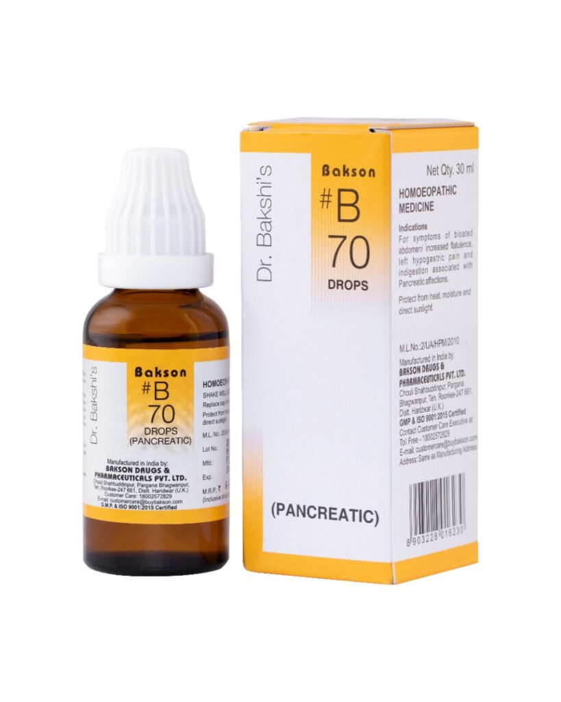 Bakson B70 - Pancreatic Drops
