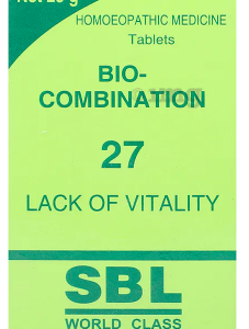 Bio-Combination 27 — Biochemic Tablets (SBL)