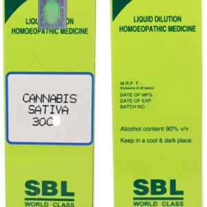 Cannabis Sativa — Homeopathic Dilution (SBL)