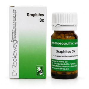 Graphites 3x — Homeopathic Dilution (Dr. Reckeweg)