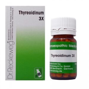 Thyroidinum 3x — Homeopathic Dilution (Dr. Reckeweg)