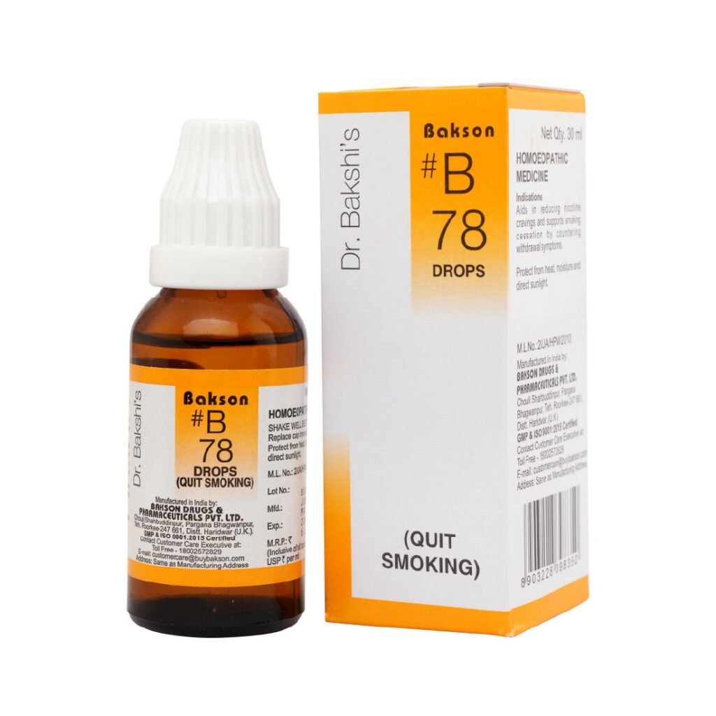 Bakson B78 - Quit Smoking Drops