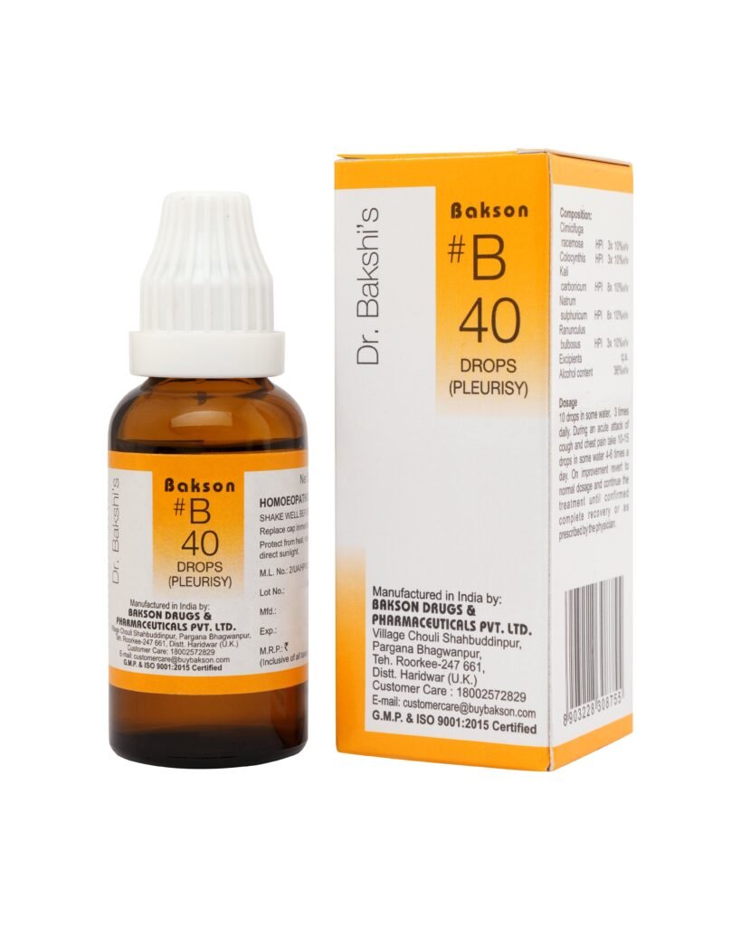 Bakson B40 - Pleurisy Drops