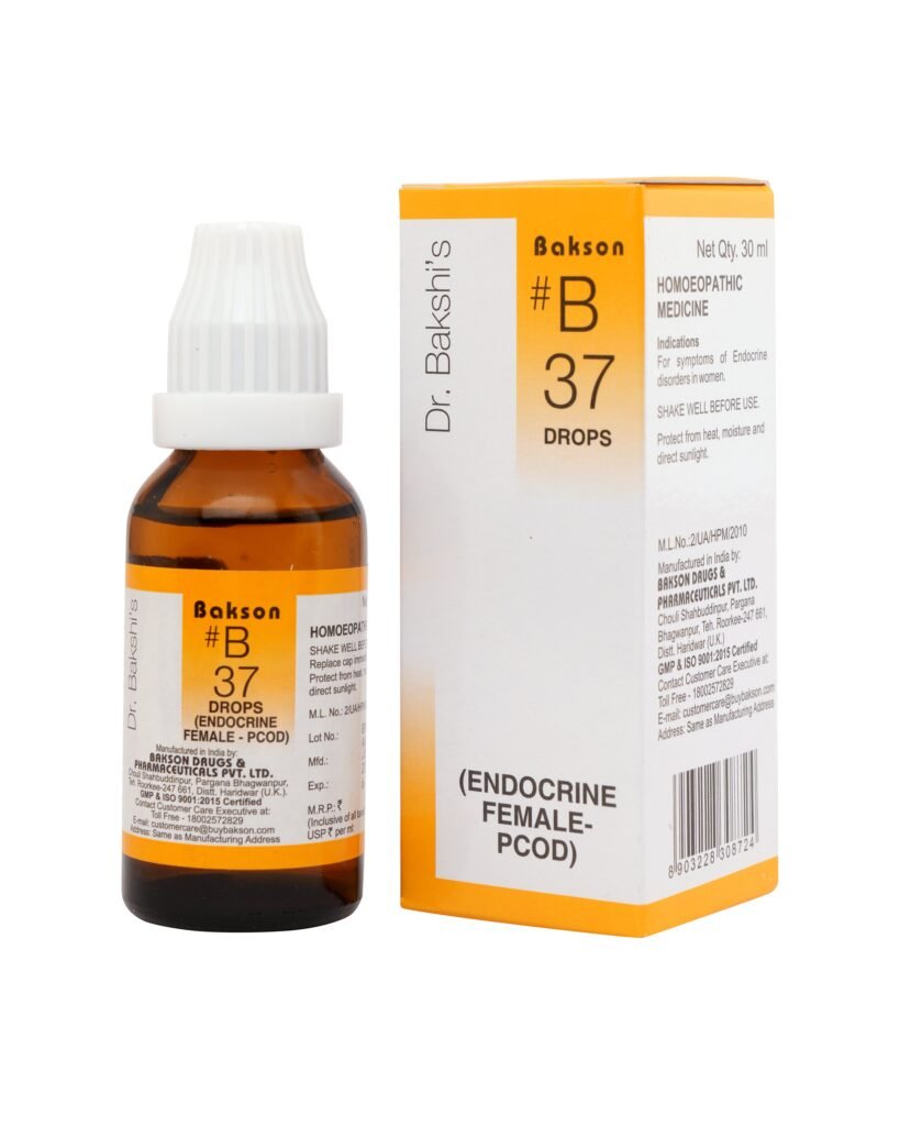 Bakson B37 - Endocrine Drops (Female, PCOD)