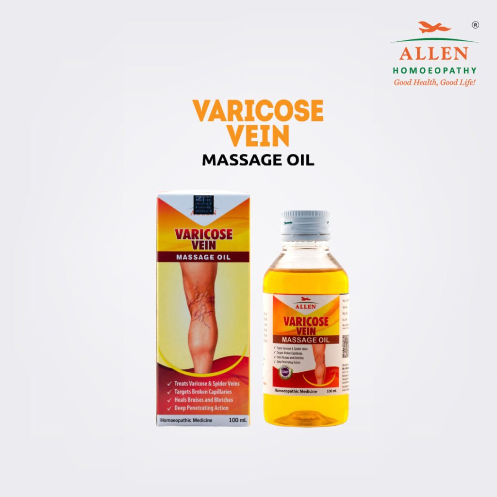 Allen Varicose Vein Care Massage Oil