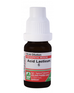Acid Lacticum — Homeopathic Dilution (ADEL)