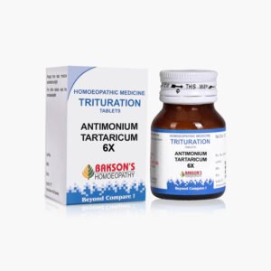 Antimonium Tartaricum — Trituration Tablets (LATT) (Bakson)