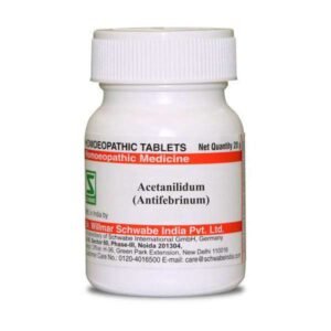 Acetanilidum (Antifebrinum) — Homeopathic Dilution