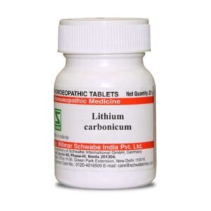 Lithium carbonicum — Trituration Tablets (LATT)