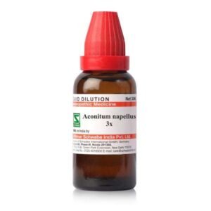 Aconitum napellus 3x — Homeopathic Dilution